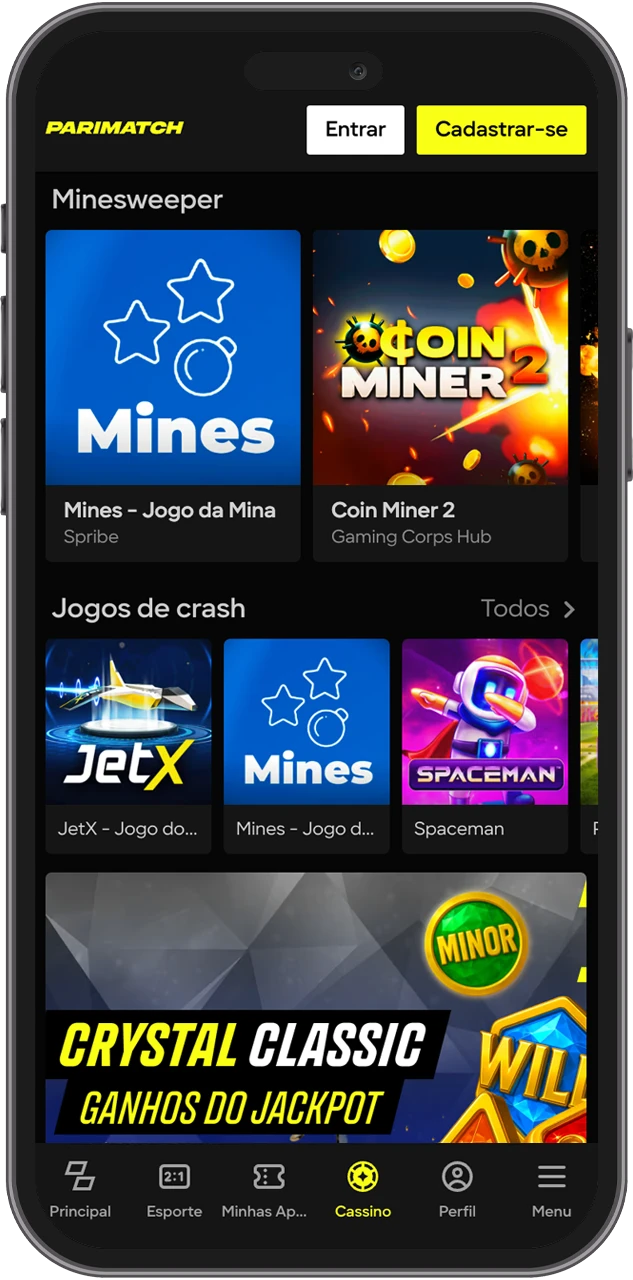 Escolha o jogo em que ganha.