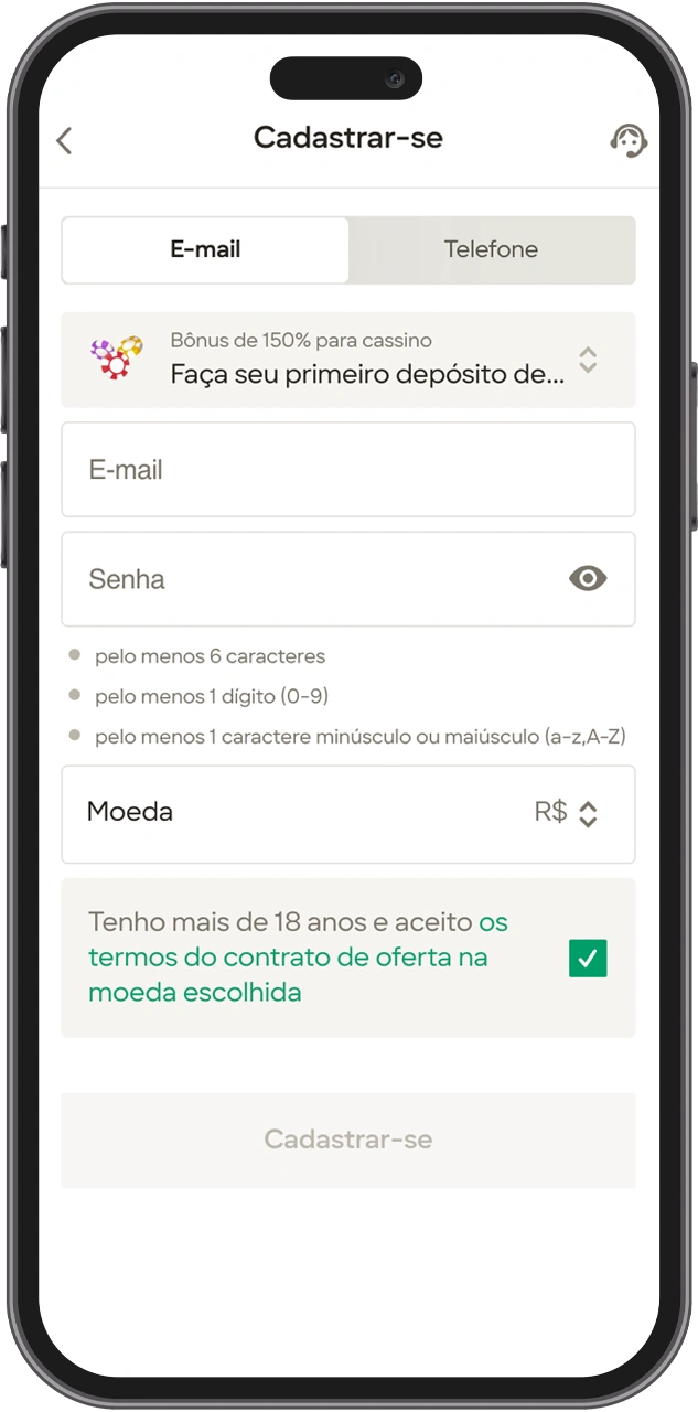 Registre-se na Parimatch para o Brasil.